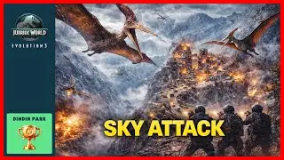 ✅ Flying Dinosaurs Attack High Mountain City &ndash; Aerial Invasion in JWE3