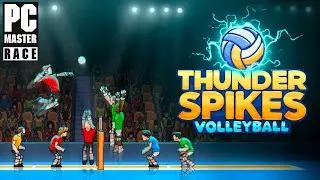 Thunder Spikes Volleyball Demo PC| Awesome 16-Bit Retro Sports Game! (Steam Next Fest)