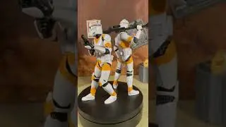 NEW Custom WAXER & BOIL Black Series Clone Trooper Action Figure QUICK LOOK! #shorts