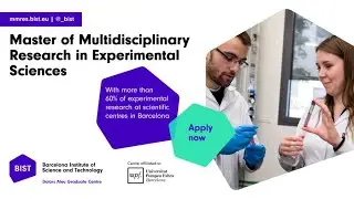 Info-Session of the BIST Master of Multidisciplinary Research in Experimental Sciences