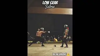 Low Gear⚠️ Sabre Sparring #HEMA