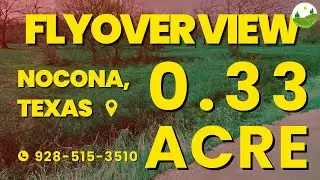 Fly Over - 0.33  acre land for sale in Nocona, Texas [R000018963]