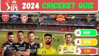 IPL 2024 Cricket Quiz 🏏| Cricket Quiz Questions and Answers
