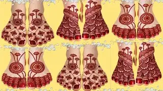 Top 3 Foot Mehndi Design / New Dulhan Feet Mehandi Design / Henna Design /