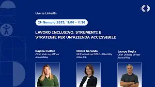 IT - Lavoro Inclusivo: Strumenti e Strategie per un&rsquo;Azienda Accessibile