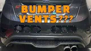 Installing Rear Bumper Vents- FIesta ST