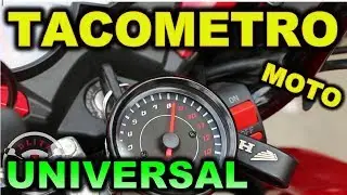 TACOMETRO UNIVERSAL PARA MOTOS