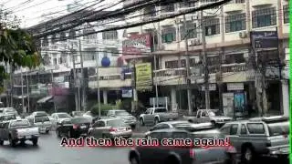 Huge traffic in Thapraya Road (Jomtien - Pattaya)