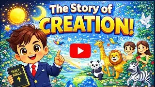 The Creation Story | Nursery Rhymes #kidsvideo #childrenscartoon #biblestoryforkids #biblesong 