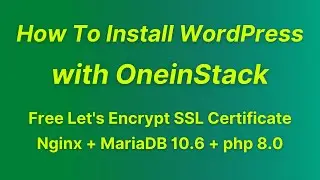How To Install WordPress with OneinStack (LEMP, Enable Redis Object Cache)