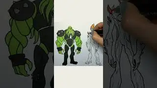 Ben 10 Alien Force Vilgax and Swampfire Coloring #coloring #ben10 #enjoykids
