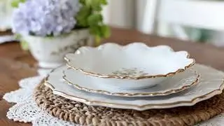 Parisian Autumn Inspiration + Thrift Store Kitchen Decor: Mix Elegant Accents with Thrifted Charm