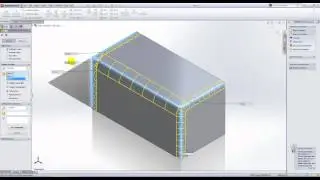 Multiple Radius Fillets in SolidWorks