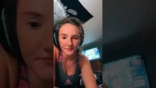 Busty Gamer girl belches part 1