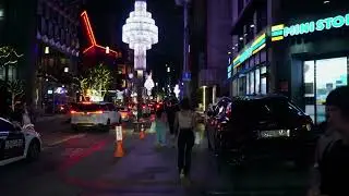 [4K] Night Walk at Apgugeong Rodeo Street (압구정 로데오 거리) - Cityscape