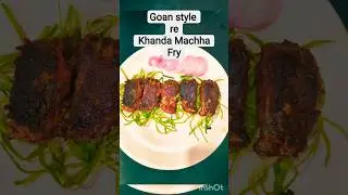 Goan style re khanda Machha Fry 🦈 #fishfry || Cook with Pinky 😋😋