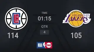 Clippers @ Lakers | NBA on TNT Live Scoreboard | #KiaTipOff20