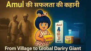 🥛 Amul की सफलता की कहानी | Amul Success Story in Hindi | From Village to Global Dairy Giant
