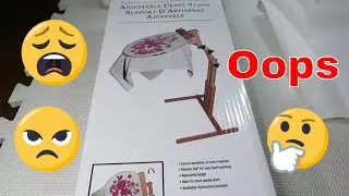 Adjustable Craft Stand UNBOXING GONE WRONG