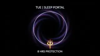 TUESDAY Sleep Portal: Manifest Money & Protection Barrier (8 HRS) 🌑 THE BLACK SCREEN EXPERIENCE