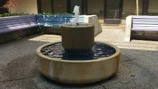 Water Fountain in Court Yard outside Labcorp Cupertino