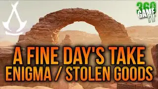 Assassin's Creed Mirage A Fine Day's Take Enigma Solution / Location - Stolen Goods Treasure Guide