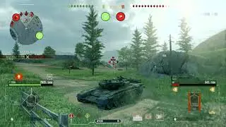 World of Tanks Console T72BM 13K Damage Game Close Finish