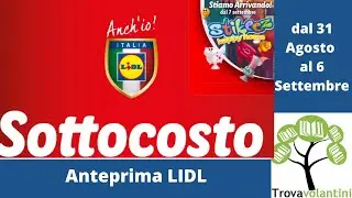 LIDL Volantino SOTTOCOSTO dal 31 agosto al 6 settembre 2020