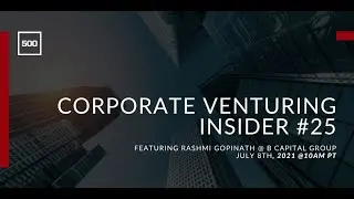 Corporate Venturing Insider #25: Rashmi Gopinath @ B Capital Group, Interview by Nicolas Sauvage
