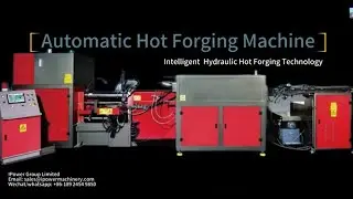 Automatic hot forging press machine for brass valves/ Brass forging