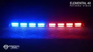 Elemental 40 TIR LED VIsor Light Bar Patterns