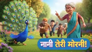 नानी तेरी मोरनी को मोर ले गए 🦚🎶 | Nani Teri Morni | Hindi Rhymes for Kids 👶 | Baby Songs 🌈