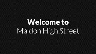 Maldon High Street