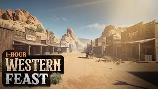 Peaceful Western Frontier Ambience with Gentle Western & Country Music | Study, Sleep & Creativity