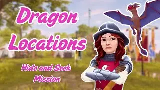 🔥 Every Dragon Location (All 5 Sets!) 🐉 Cerise Unicorns Hide and Seek Mission✨Maps & Coordinates