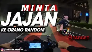 MINTA JAJAN KE ORANG RANDOM DIJALAN ‼️ || BACOT MOTOVLOG