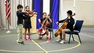 Fiddler Friday Morning Assembly Performance at Clairbourn School