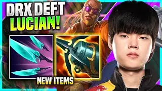 DEFT PICKS LUCIAN WITH NEW ITEM KRAKEN SLAYER! - DRX Deft Plays Lucian ADC vs Kai'Sa!