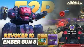 F2P: Vortex DESTROYS with Revoker 10 & Ember Gun 8 - Mech Arena