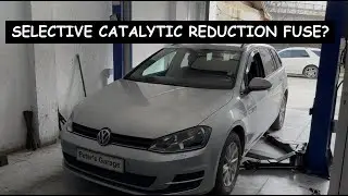 VW Golf 7 Selective catalytic reduction SCR fuse relay location replacement