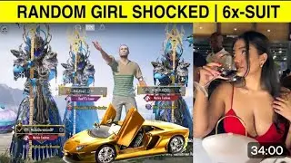 Random 3 rich 🤑 players & iam 1level noob prank in haker gaming with readom girl #edit #edit 