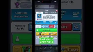 Join my NEW Clash Royale Clan! #clashroyale #clash #funny #fun #shorts #gaming #games #supercell