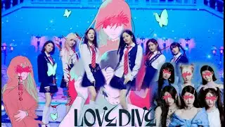 Yoasobi - Yoru ni Kakeru X IVE - Love Dive