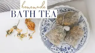 DIY Bath Tea | Soothing Tea Bags for Bath | Baby Bath Soak
