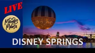 🔴LIVE -  Disney Springs shopping for  $25 WALT DISNEY WORLD