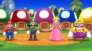 Mario Party 9 - High Rollers - Mario VS Luigi VS Peach VS Wario (Master Difficulty)