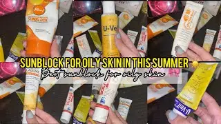Best AFFORDABLE sunblock for oily skin in these hot summers ☀️ watch this video before buying
