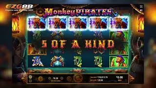 #EZG88 Shiver my bananas! Monkey Pirates slot by #GameArt