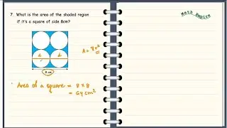 How to find the shaded area? (Problem no. 7)