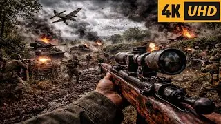 Allied Breakout Through Normandy Fields | Call of Duty WWII &ndash; Ultra Graphics [4K 60FPS] Gameplay